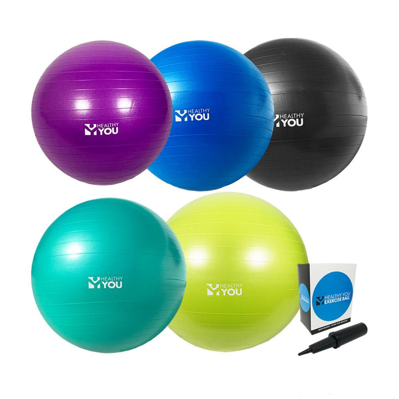 Healthy You™ Anti Burst Exercise Ball 65cm Black