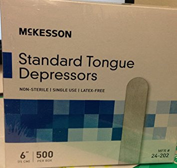 MCK Tongue Depressors, Non-Sterile