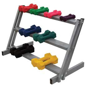 Ideal Dumbbell Rack, 3 Shelf, 200# Capacity